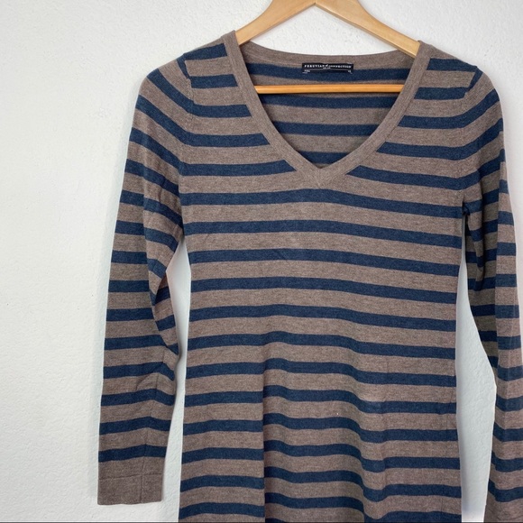 Peruvian Connection POMATA STRIPE COTTON DRESS SZ - Picture 6 of 9